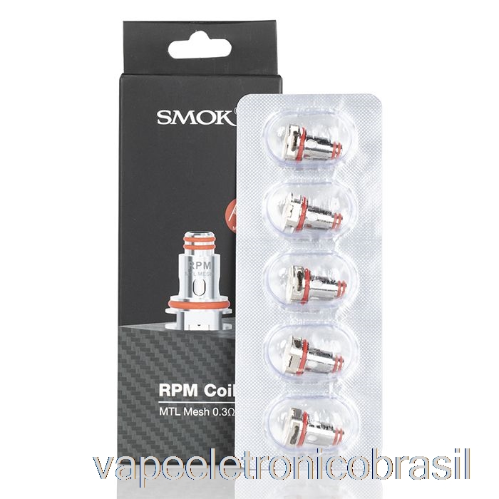 Bobinas De Substituição Vape Recarregável Smok Rpm Bobinas De Malha Mtl De 0,3 Ohm Rpm